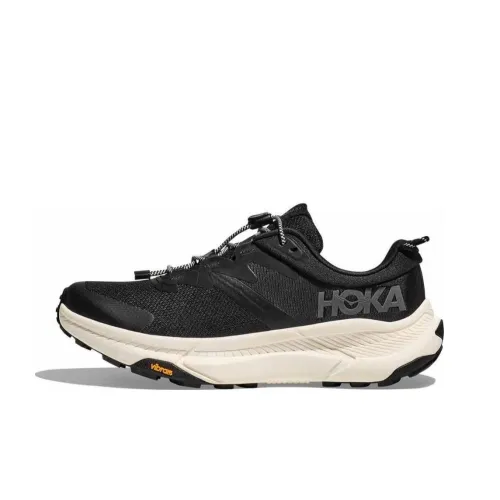HOKA ONE ONE Transport Cushioning Wear Resistant Low Top Casual Shoes Women's Black