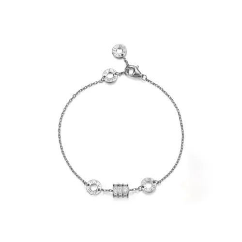 FANCI 925 Sterling Silver Bracelets Women's Silver White