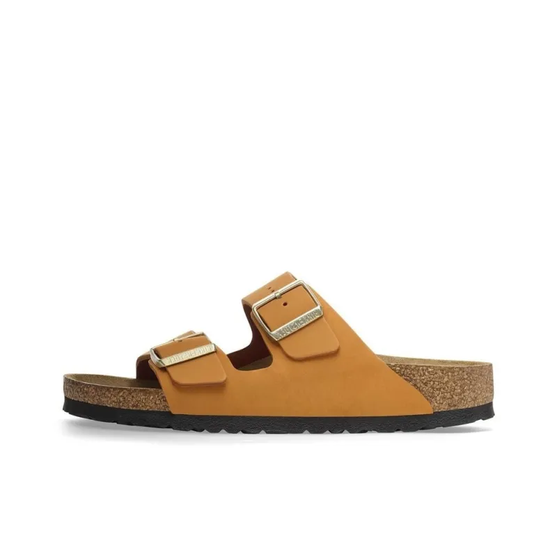 Birkenstock EVA Abrasion-Resistant Slide Slippers Women's Burnt Orange Narrow Fit-0
