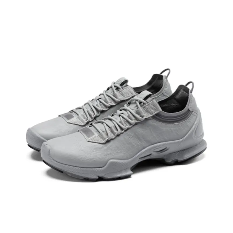 Ecco Striding C Wear-Resistant Low-Top Casual Running Shoes Men's Dove Gray-2
