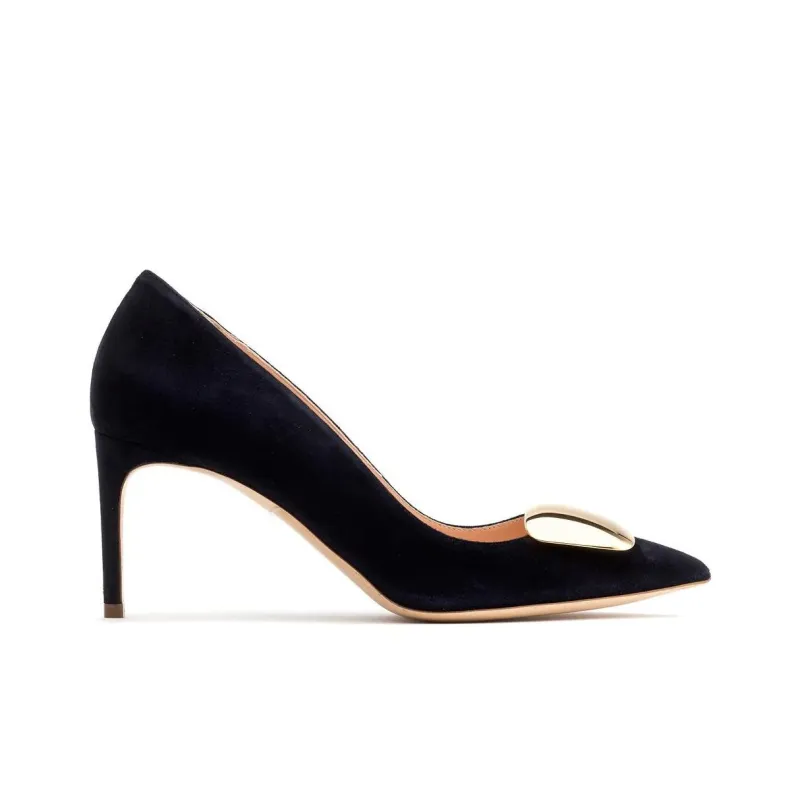 Rupert Sanderson Slim Heel High Heels 7cm Women's Black-1