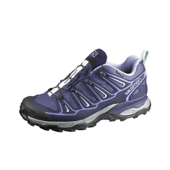 SALOMON X Ultra 2 Anti-Slip Wear-Resistant Waterproof Breathable Grip Low-Top Hiking Shoes Women's Purple