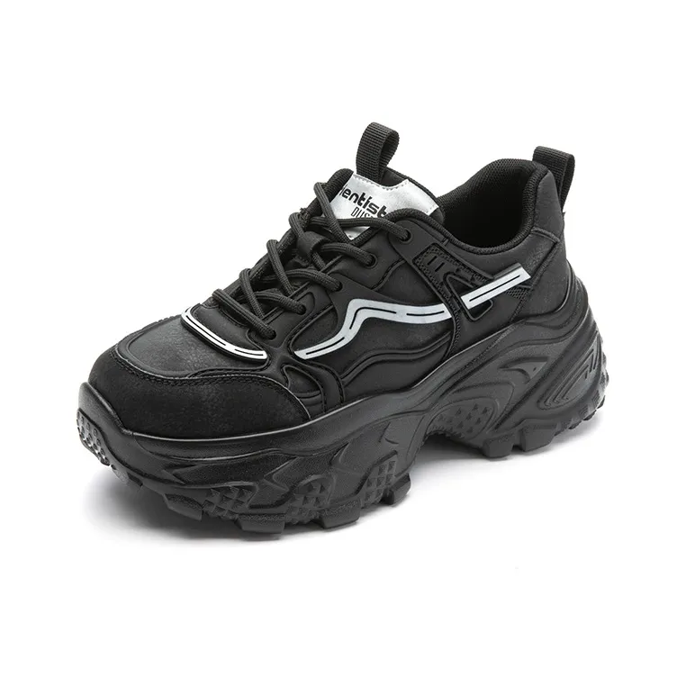 DUSTO Cushioning, Slip Resistant, And Abrasion Resistant Low Top Chunky Sneakers Women's-0