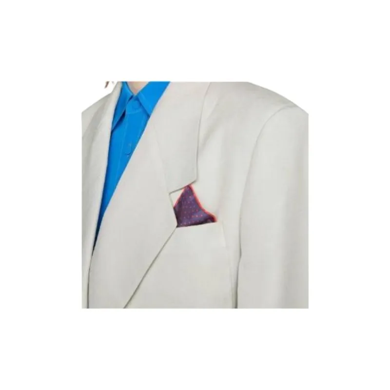 GUCCI Silk Scarves Men Purple-3