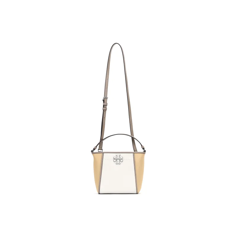TORY BURCH McGraw Cow Leather Shoulder Bag, Crossbody Bag, Handbag Small Size Women's Cirrus Multicolor-0