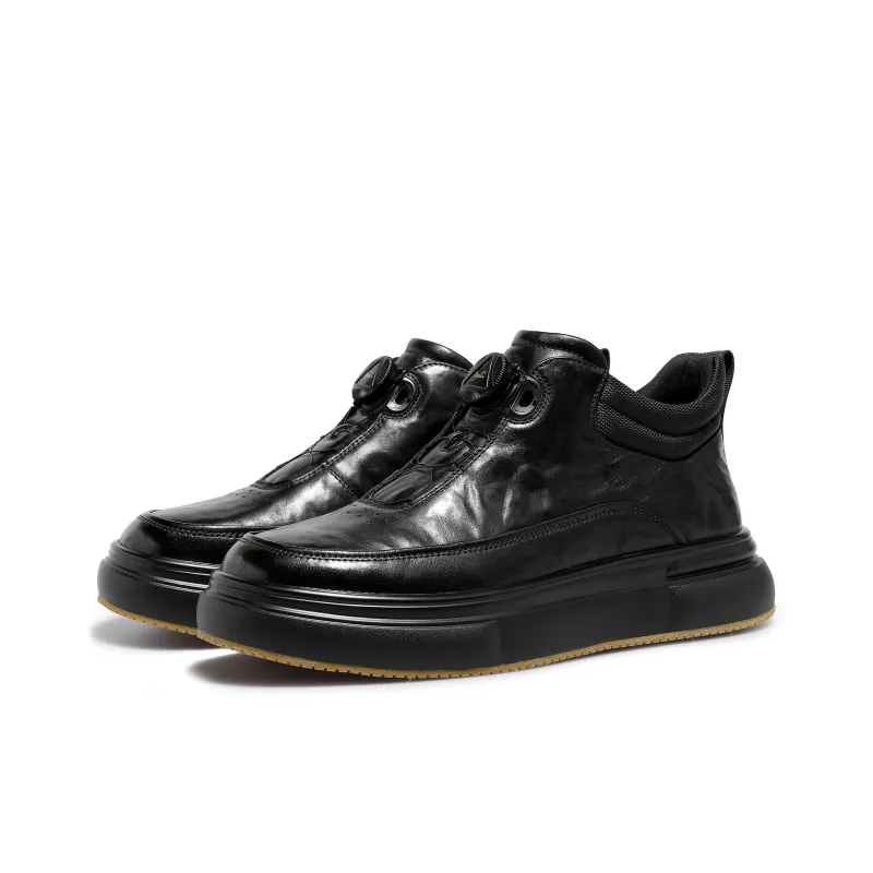 Desai Anti-Slip Wear-Resistant Mid-Top Skateboard Shoes Men's-6