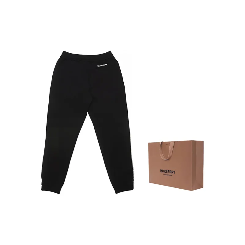 Burberry FW22 Knitted Sweatpants Men's Black-8