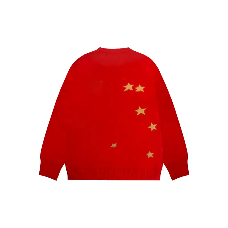NOMT Sweaters Unisex Red-1