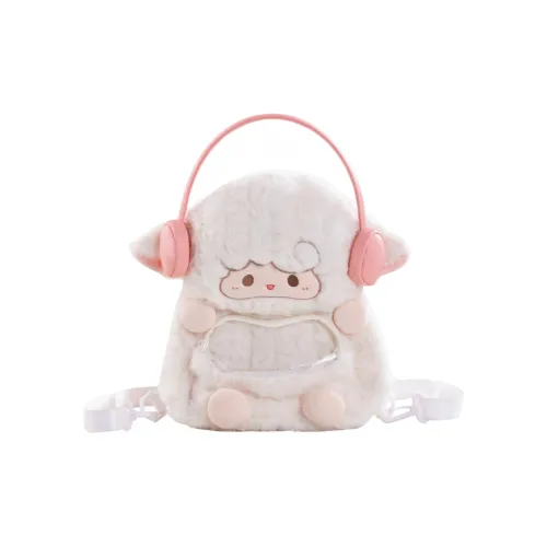 Holding Bamboo Polyester Backpack Tubas Women's White & Pink