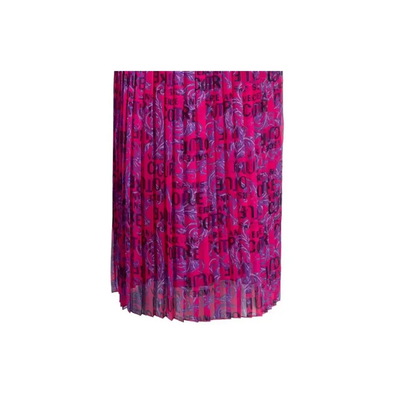 VERSACE JEANS COUTURE Logo Couture Pleated Miniskirt-5