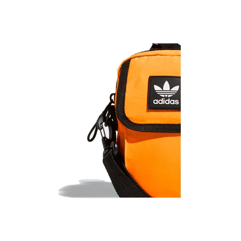 Adidas Originals Nylon Fabric Crossbody Bag Regular Unisex Bright Orange-4