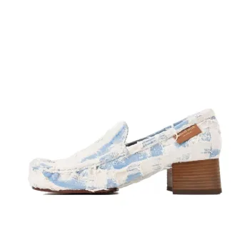 Acne Studios 35mm Distressed Denim Loafers