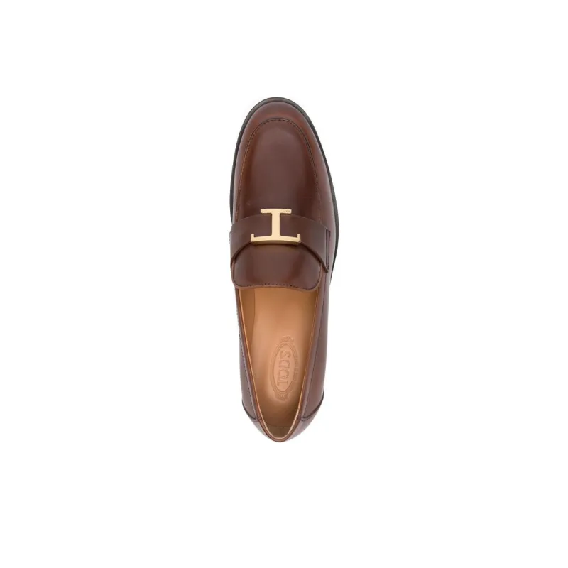 TOD'S Leather Loafers Women's-3