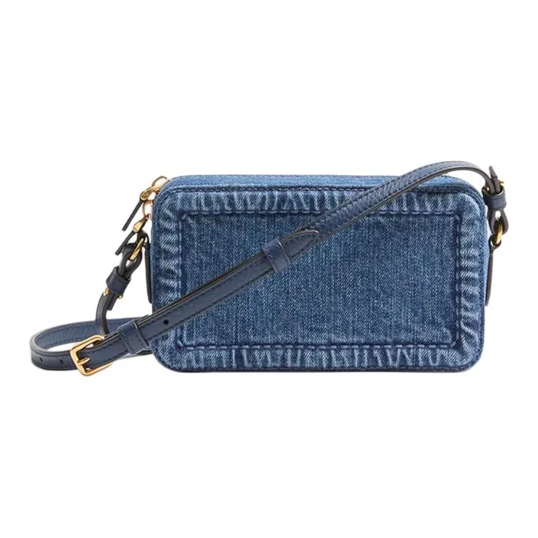 Valentino ALLTIME Cotton Camera Bags Shoulder Bags Mini Women's Denim Blue-2