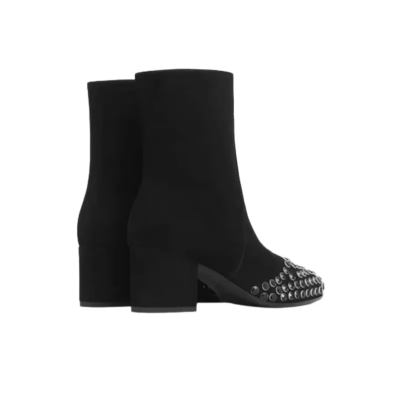 Alaia Ankle Boots 6cm Women's Black-3