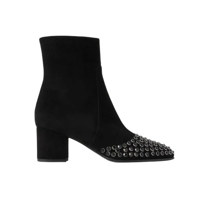 Alaia Ankle Boots 6cm Women's Black-1