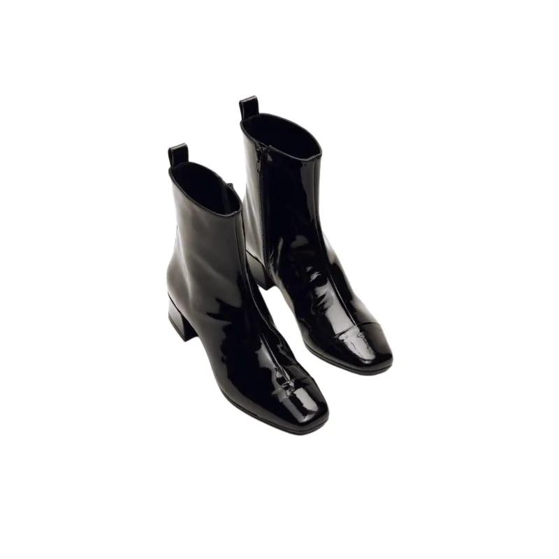 Carel Paris Estime Patent-leather Ankle Boots-2