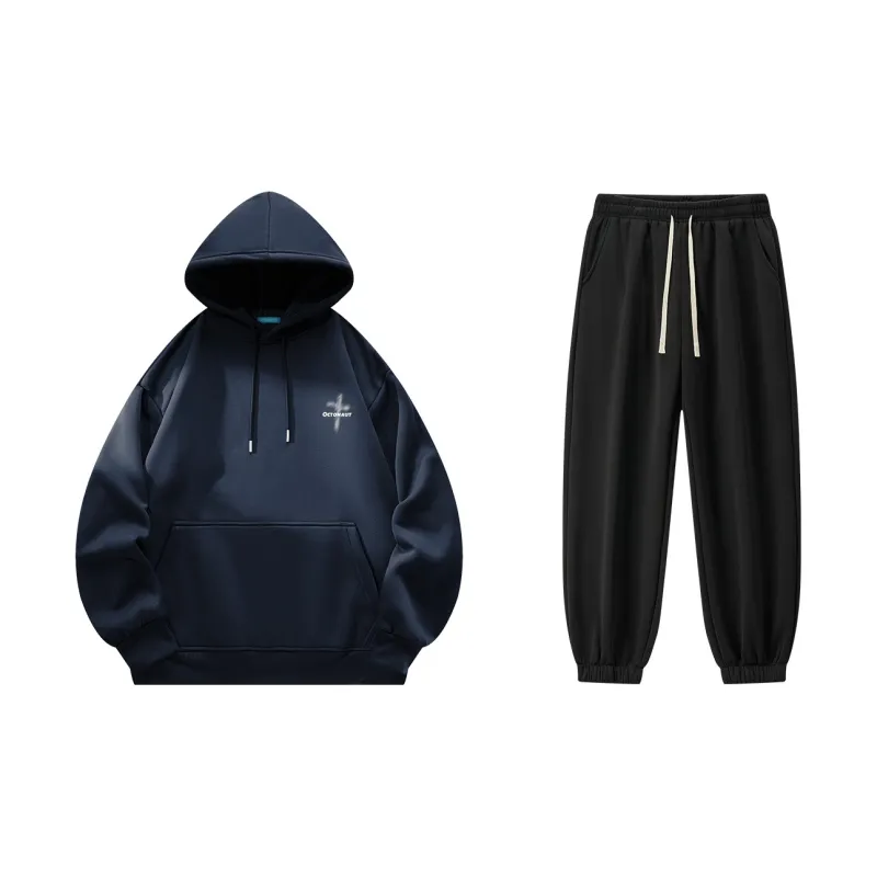 Small Columns Under The Sea Sweatshirt Set Unisex-5