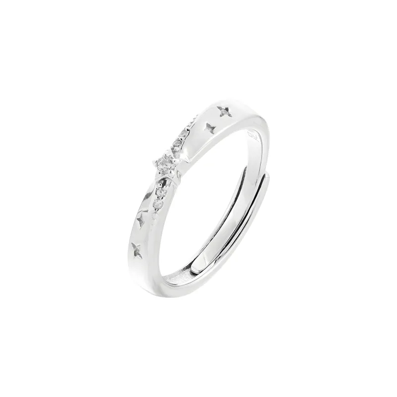 CLARKIA FLOWER Sterling Silver Rings Unisex-7