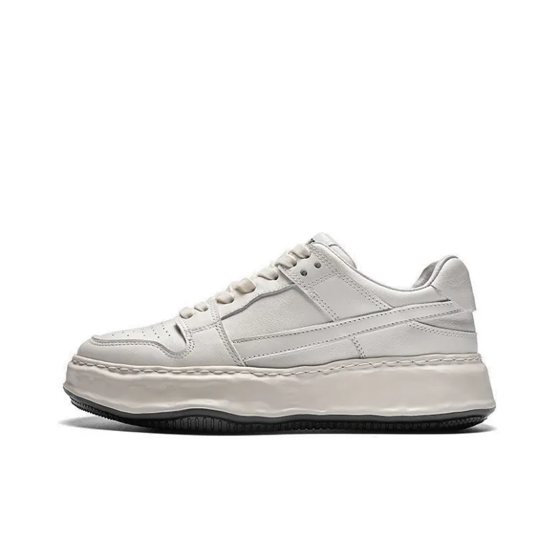NAUTICA Slip Resistant Cushioning Wear Resistant Lightweight Low Top Skateboard Shoes Men's White-0