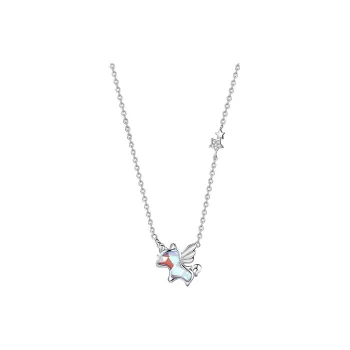 Golden Kite S925 Silver Artificial Zircon Necklaces Women's