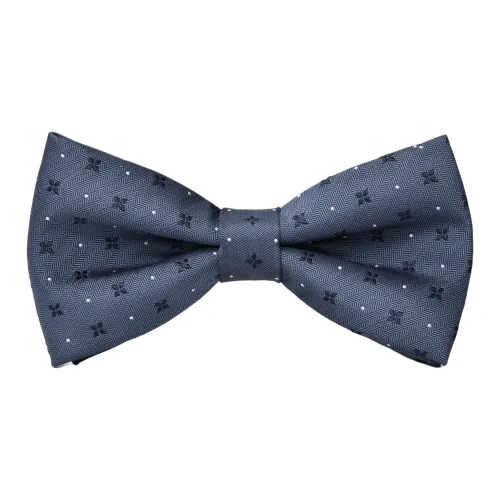 GOLDLION Polyester Bow Tie Men's Blue
