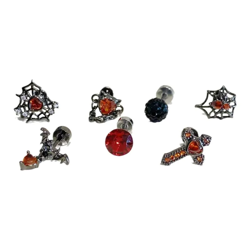 Asia Star Alloy Earrings Women's-0