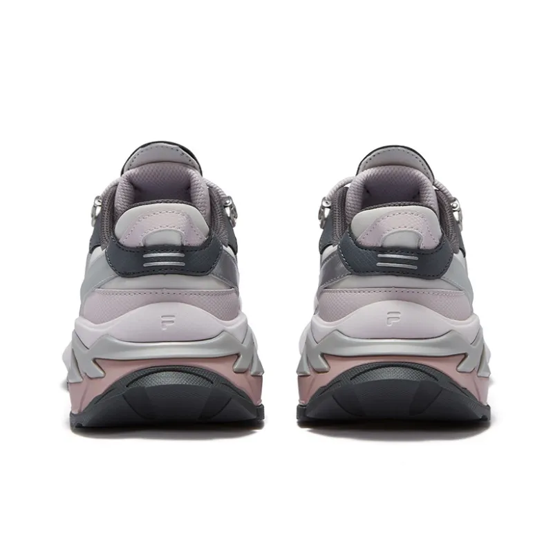 FILA FUSION COMET Wear-Resistant Low-Top Casual Shoes Women's Gray Purple-3