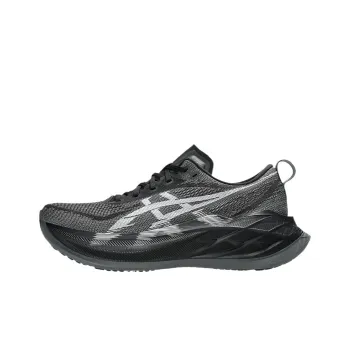 Asics SUPERBLAST 2 Anti Slip Wear Resistant Low Top Running Shoes Unisex Black White