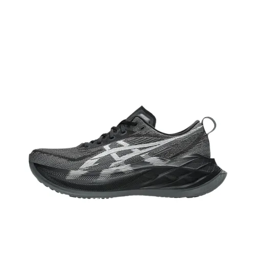 Asics SUPERBLAST 2 Anti Slip Wear Resistant Low Top Running Shoes Unisex Black White