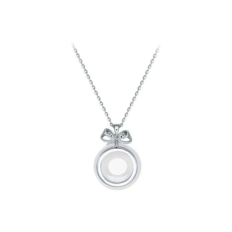 Qing Yi Chalcedony Necklaces Unisex-1