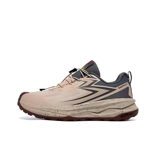 361° Anti Slip Wear Resistant Low Top Outdoor Shoes Men's Brown Gray