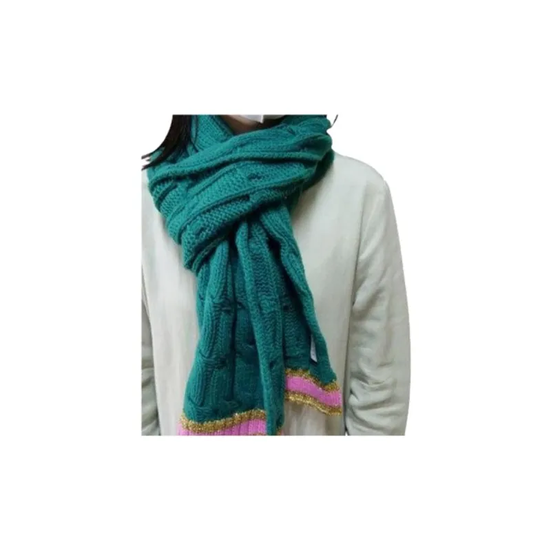 GUCCI Knit Scarves Women's Green-3