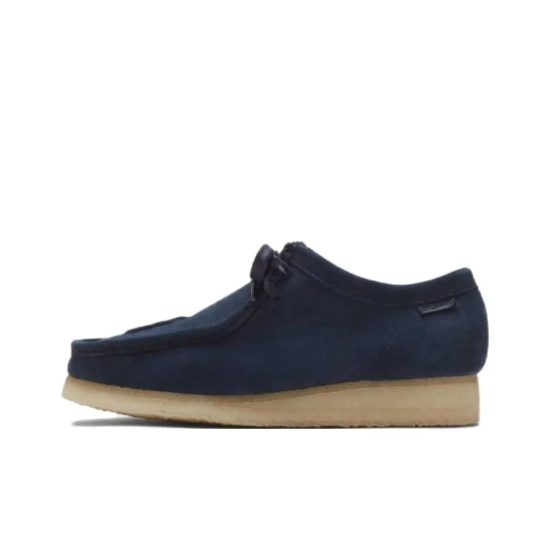 KITH X New York Yankees x Clarks Originals WALLABEE Low-Top Casual Shoes Unisex Marine Blue-0