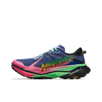 Anta Anti Slip And Wear Resistant Breathable Low Top Casual Running Shoes Women's Blue Pink Green