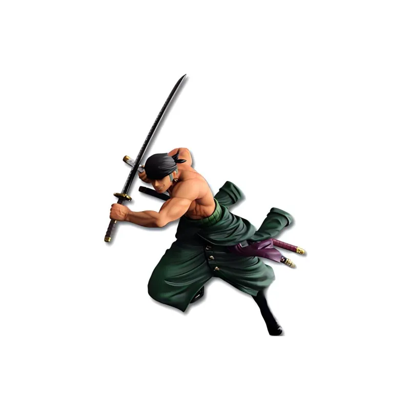 BANPRESTO Roronoa Zoro Glass Factory Ichiban Kuji Nautical Path B Reward Zoro Scale Figures-0