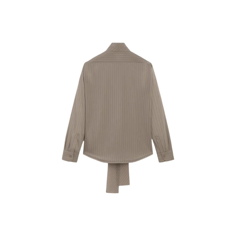 Massimo Dutti Shirt Women's Light Coffee-1