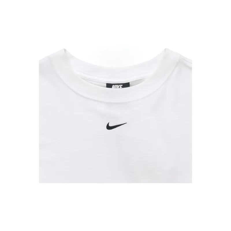 Nike Drop Shoulder Sleeve T Shirt Women's White-5