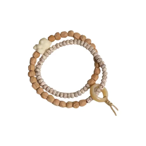 Blooming Petals Cacumen Platycladi Seeds Bracelets Unisex