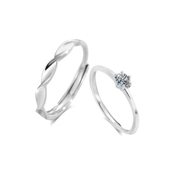 BLANK IN BLANK Sterling Silver Rings Unisex Girlfriend's Birthday
