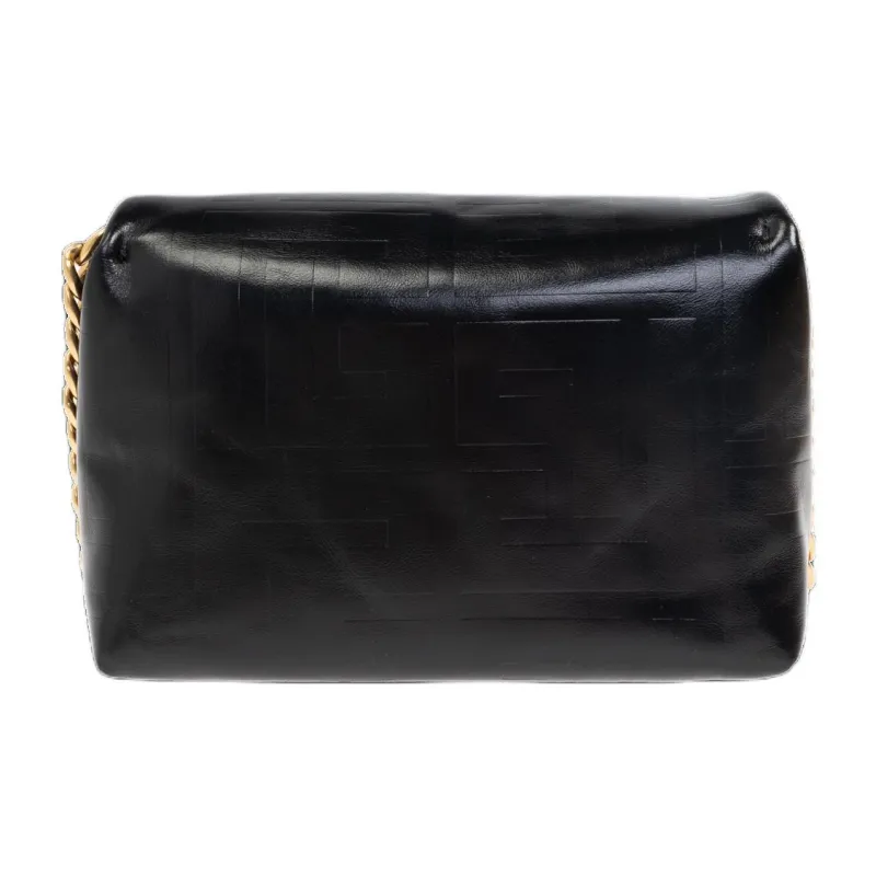 BALMAIN Logo Embossed Flap Small Shoulder Bag-2