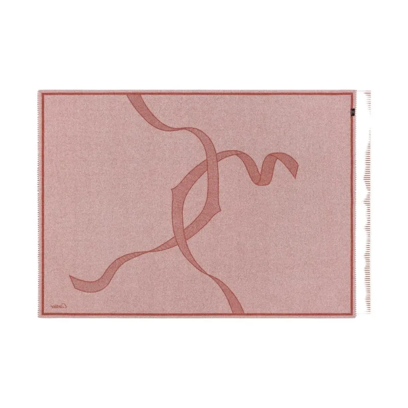 CARTIER Cashmere Shawls Women's Red-1