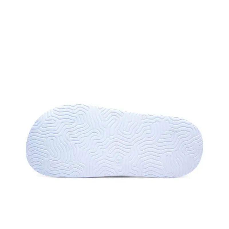 PEAK Tai Ji1.0 Slip Resistant Odor Resistant Slide Slippers Men's White Blue Red-5