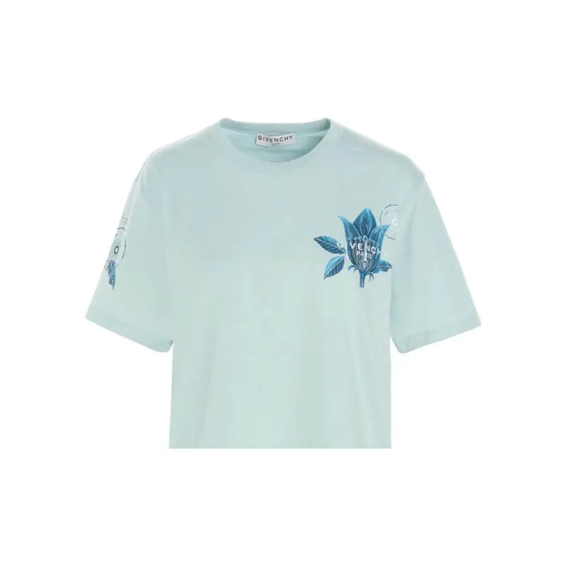 Givenchy T Shirts Women's Green-2
