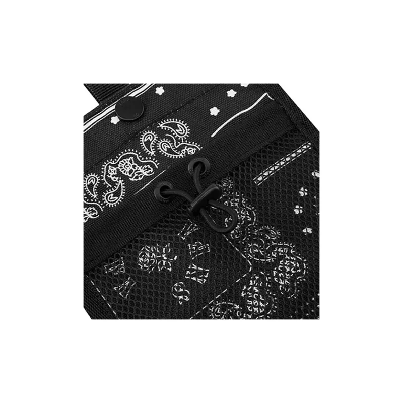Vans Fabric Small Square Bag Shoulder Bag, Crossbody Bag Regular Unisex Black-2