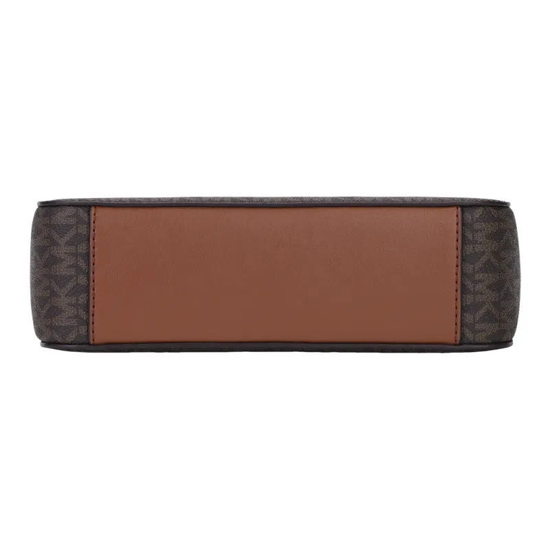 MICHAEL KORS Jet Set Travel Small Signature Logo Messenger Bag-6