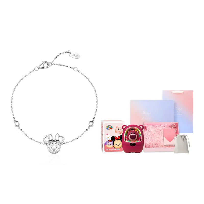 Disney Minnie Series S925 Silver Bracelets Women's-36