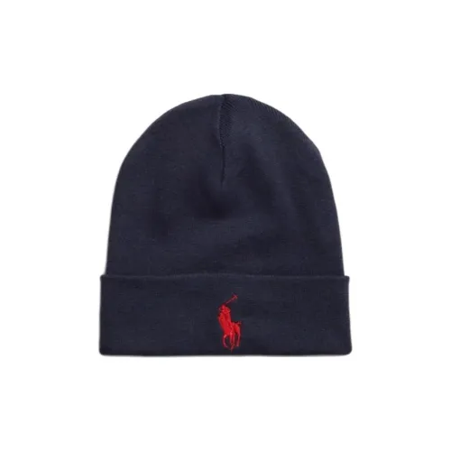 Ralph Lauren Polo Pony embroidered Ribbed Beanie