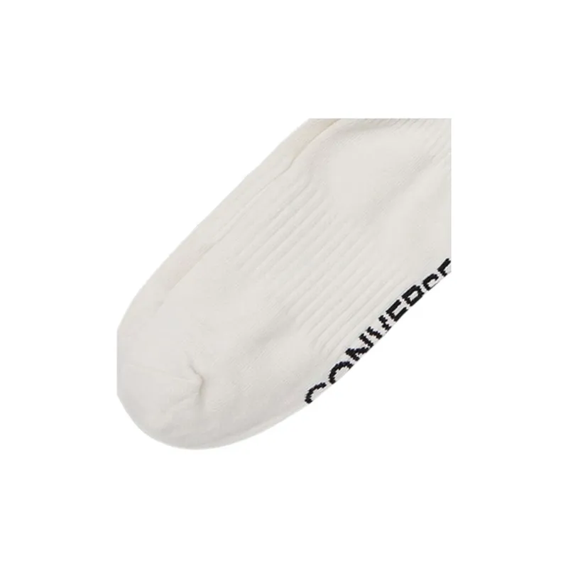 Converse Mid-Calf Socks Unisex 2 Pack White-3