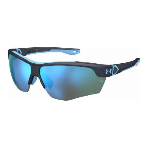 Under Armour Resin Irregular Shape Sunglasses Unisex Blue